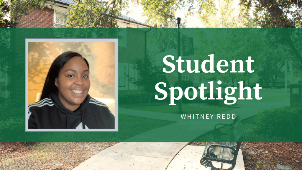 Whitney Redd, ‘Teacher of the Year’; M.A.T. from Thomas University, GA
